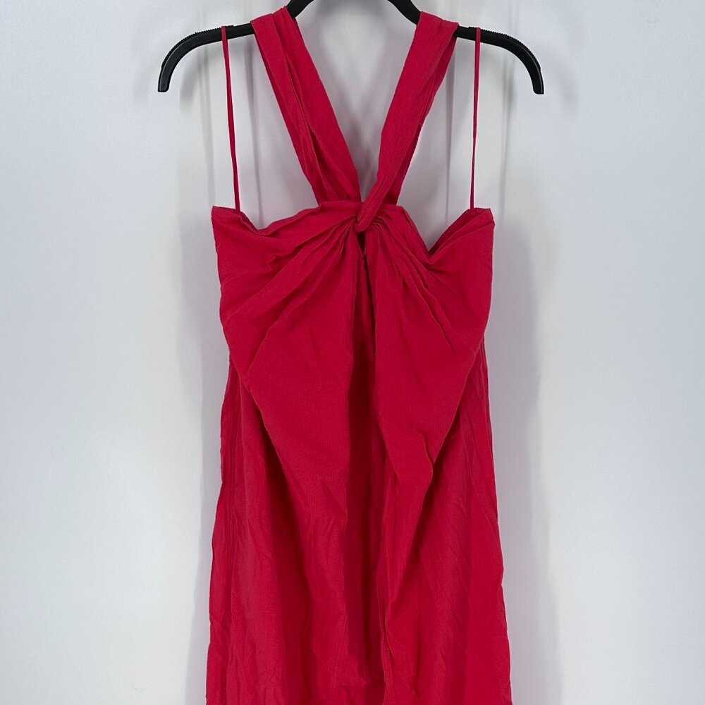 Women's Faherty Bay Twist Seersucker Dress L